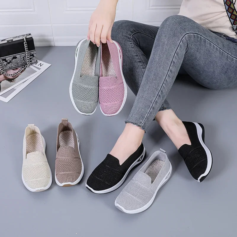LOUVRE Åndbare Slip-On - Ortopædiske Behagelige Sneakers