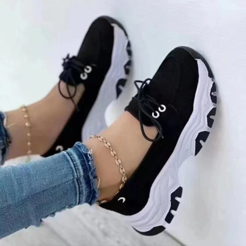 Moderne Komfort Loafer med Platform